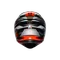 K1 S FASTLAP BLACK/GREY/RED - MOTORBIKE FULL FACE HELMET DOT (E2206)