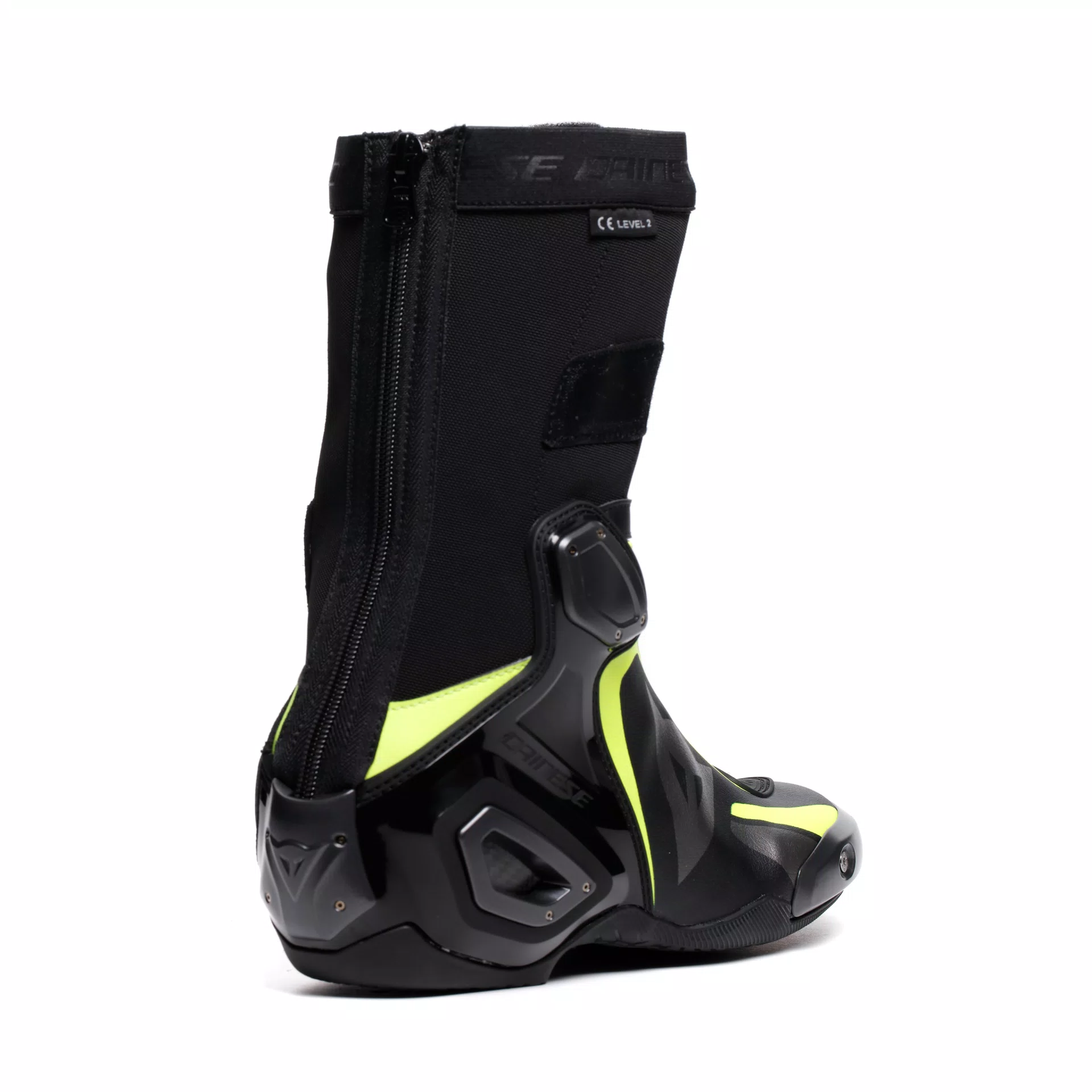 AXIAL 2 MEN S MOTORCYCLE RACING BOOTS BLACK YELLOW FLUO Dainese