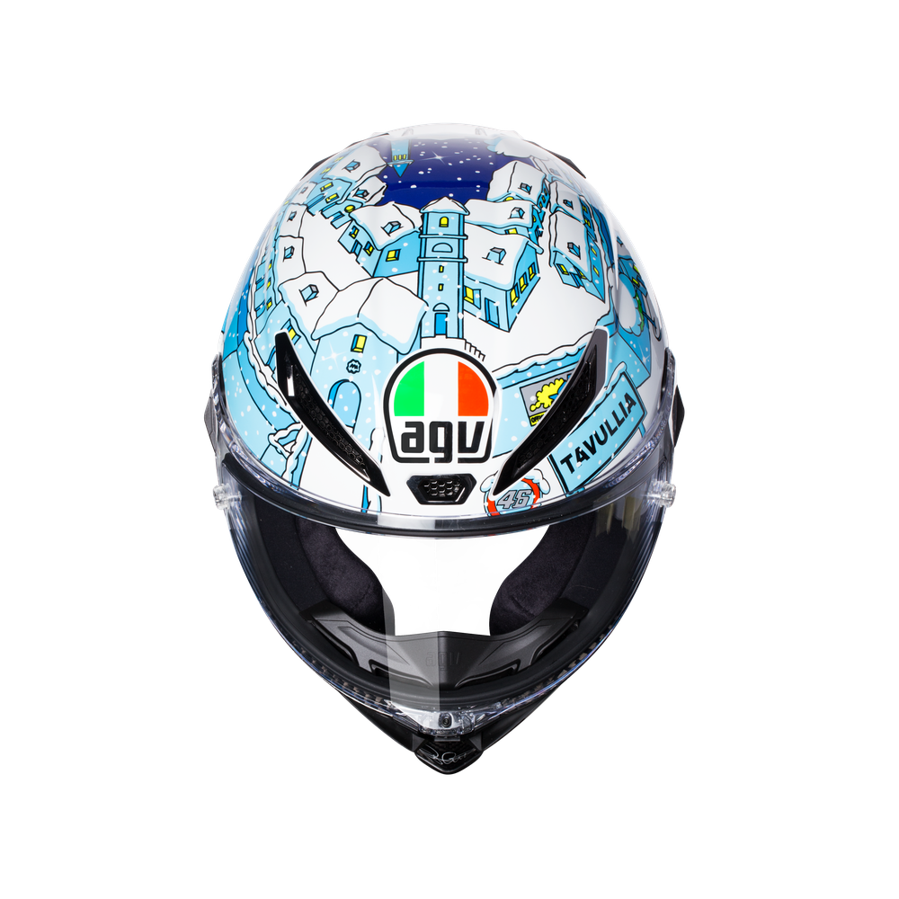 Motorcycle racing helmet: Pista Gp R Agv E05 Lim.Ed.Plk - Rossi Winter Test  2017-Carbon - Helmets AGV - Dainese (Official Shop)