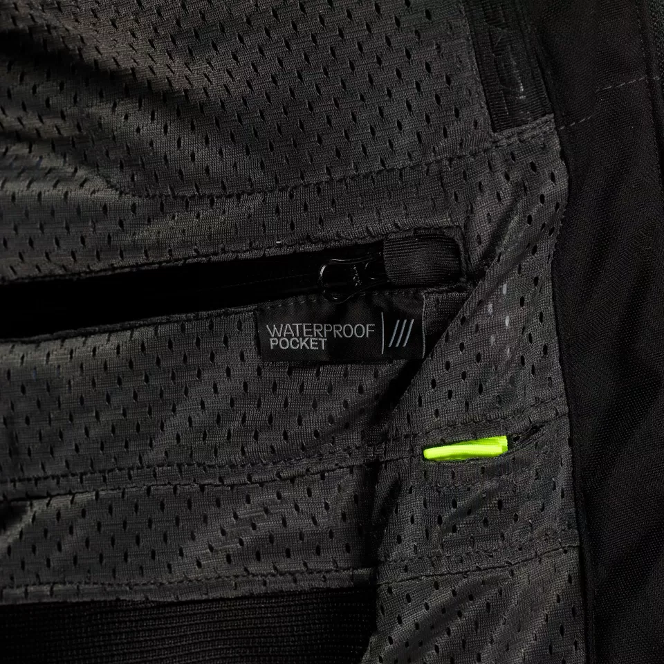 RACING 5 - MEN PERFORATED LEATHER MOTORCYCLE JACKET - BLACK/BLACK/BLACK - 11