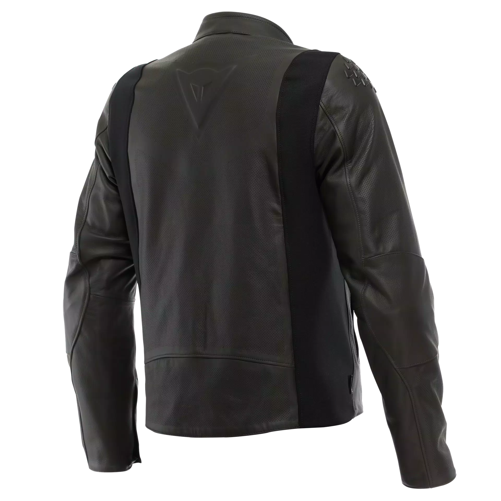 ISTRICE - GIACCA MOTO IN PELLE TRAFORATA UOMO