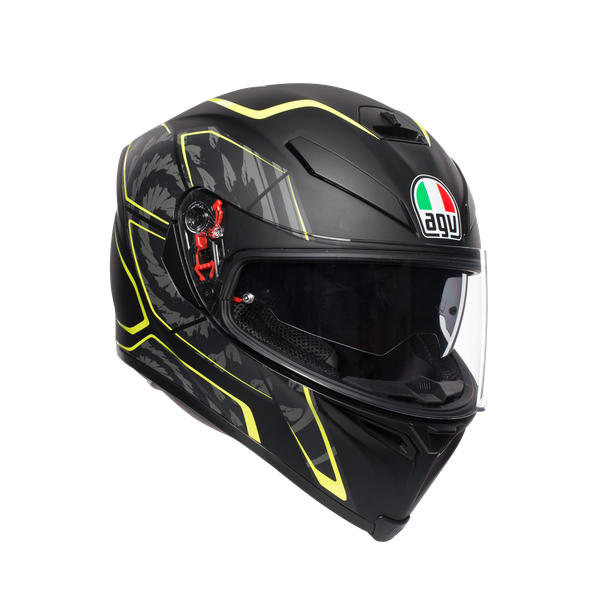 K-5 S MULTI ECE DOT - TORNADO BLACK/YELLOW FLUO - K-5 S