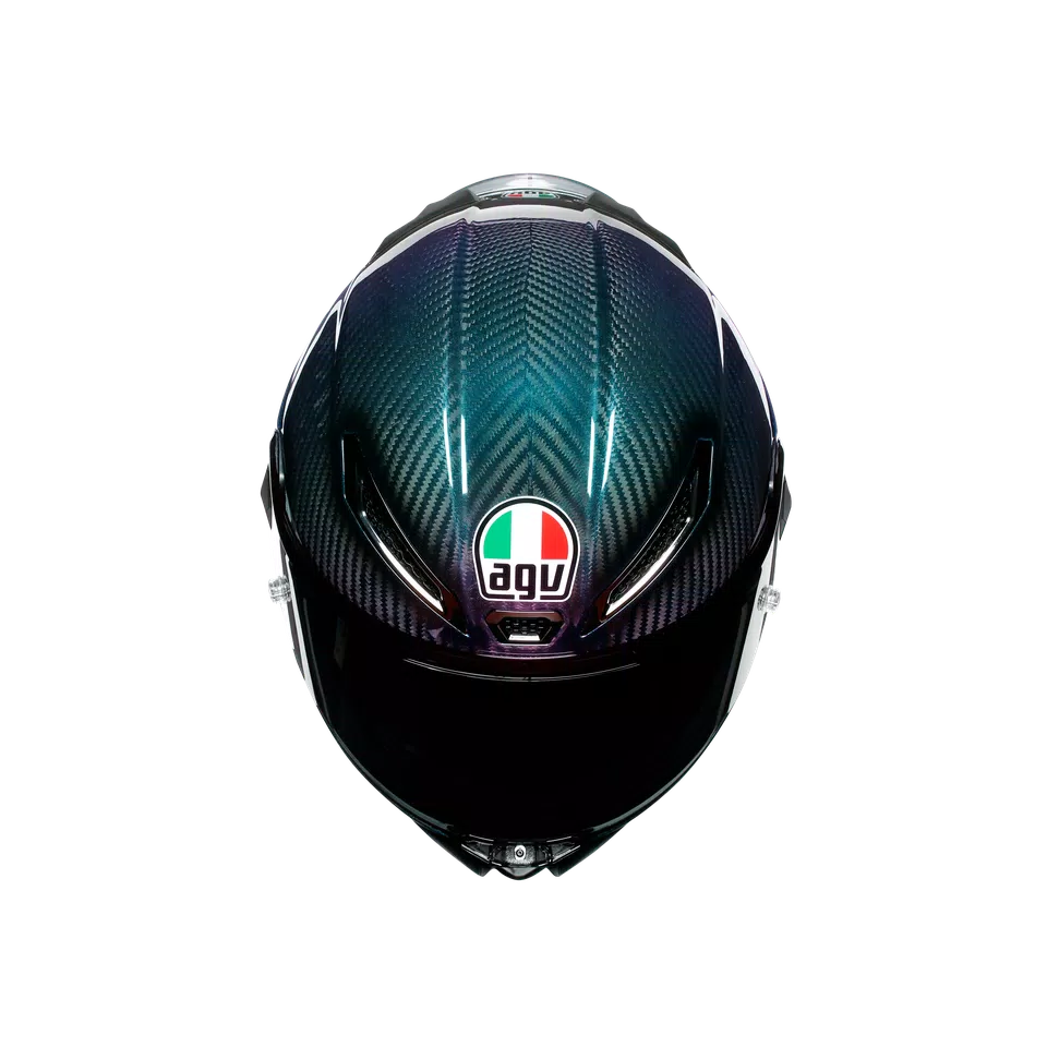 AGV PISTA GP RR IRIDIUM CARBON 保護フイルム等済 PISTA GP RR MONO IRIDIUM CARBON - MOTORBIKE FULL FACE HELMET