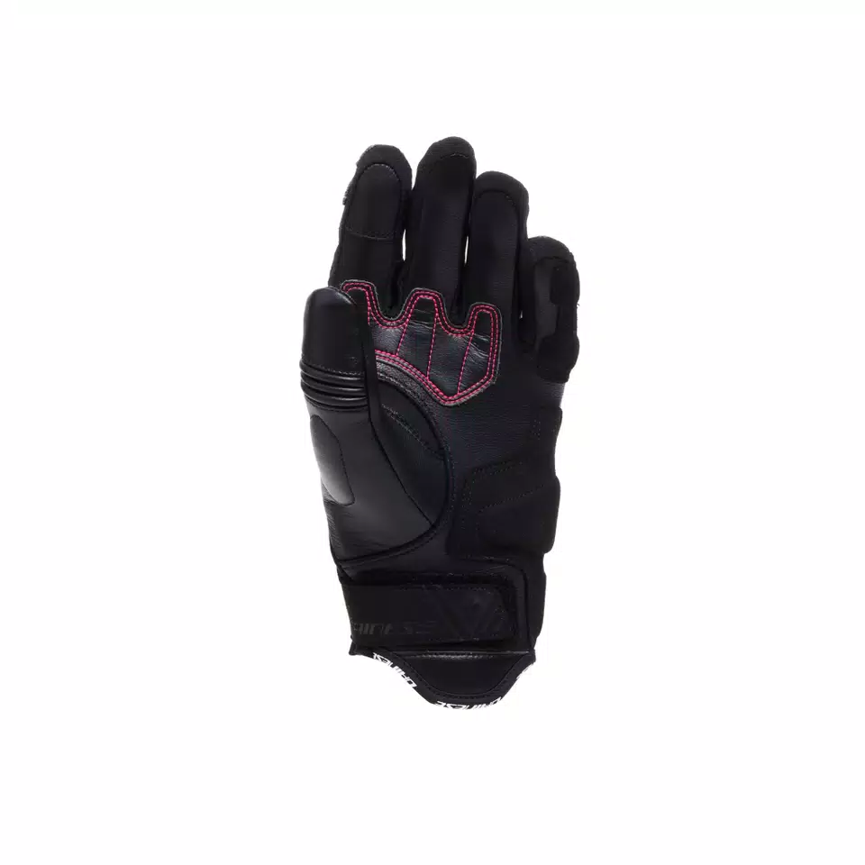 REACTO CARBON SHORT GLOVES WMN - BLACK/FLUO PINK - 3