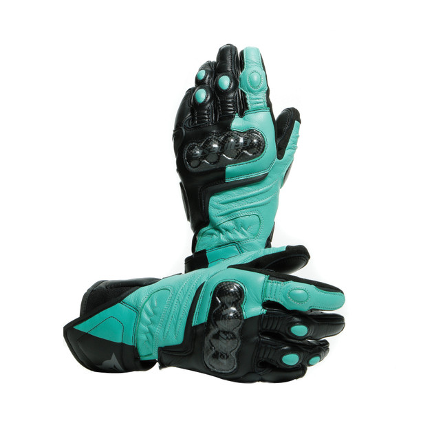 carbon-3-lady-gloves-black-aqua-green-anthracite image number 4