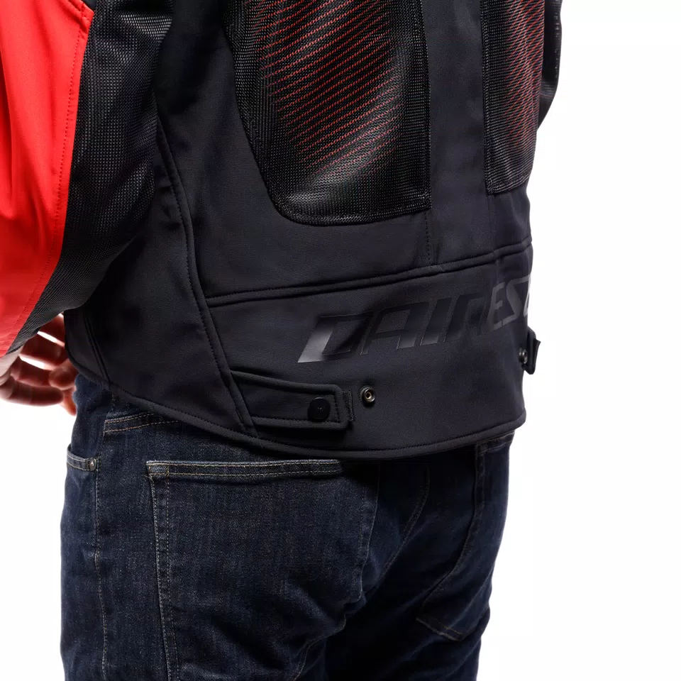 SUPER SPRINT AIR TEX - MEN'S SUMMER MESH MOTORCYCLE JACKET - BLACK/WHITE/RED - 6