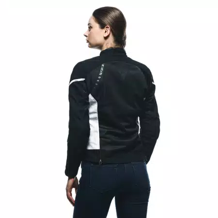 AIR FRAME 3 TEX - WOMEN'S SUMMER MOTORCYCLE JACKET IN FABRIC - BLACK/WHITE/WHITE - 6