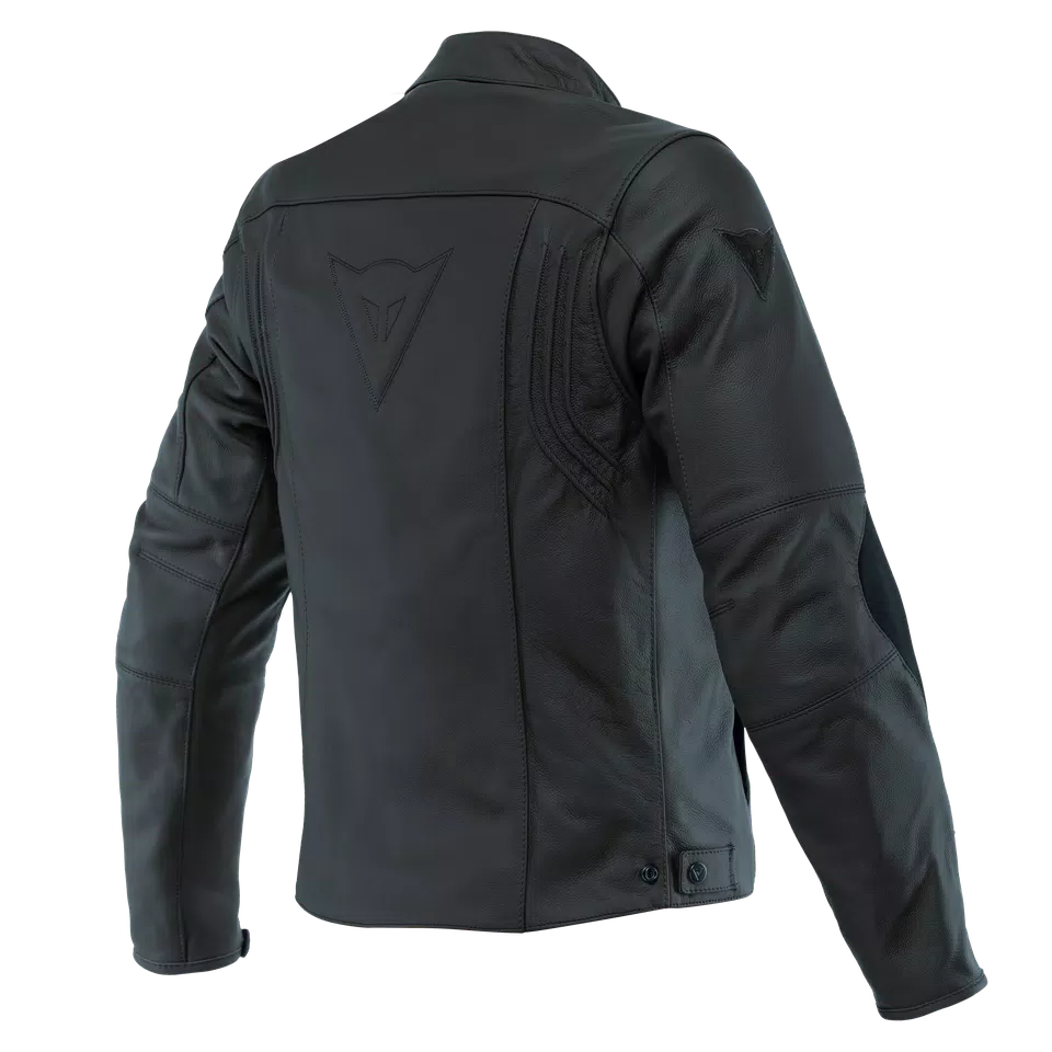 RAZON 2 - MEN'S MOTORCYCLE LEATHER JACKET - BLACK - 2