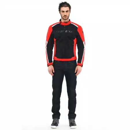 HYDRAFLUX 2 AIR D-DRY® - MEN'S WATERPROOF MOTORCYCLE JACKET - BLACK/LAVA-RED - 3