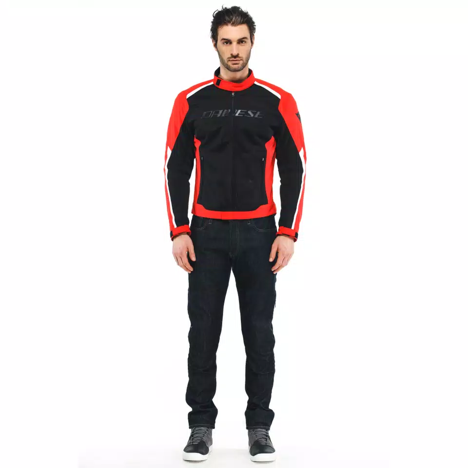 HYDRAFLUX 2 AIR D-DRY® - MEN'S WATERPROOF MOTORCYCLE JACKET - BLACK/LAVA-RED - 3