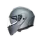STREETMODULAR MONO MATT SILVER - MOTORBIKE FLIP UP HELMET DOT(E2206)