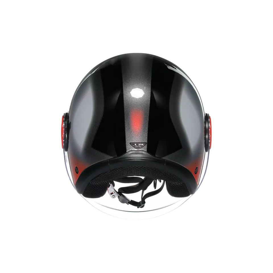 ETERES AGV E2206 - LEVANTO BLACK/SILVER/RED -  - 5