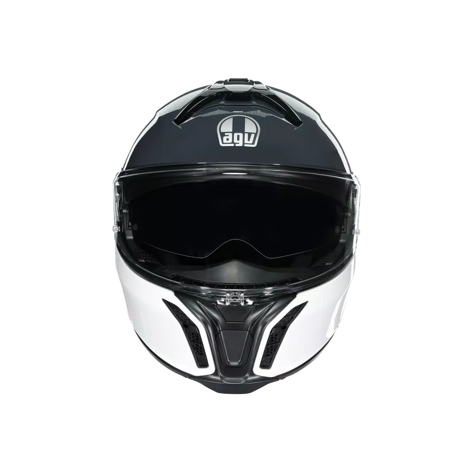 TOURMODULAR BALANCE WHITE/GREY/RED - CASCO MOTO MODULARE E2206 -  - 2