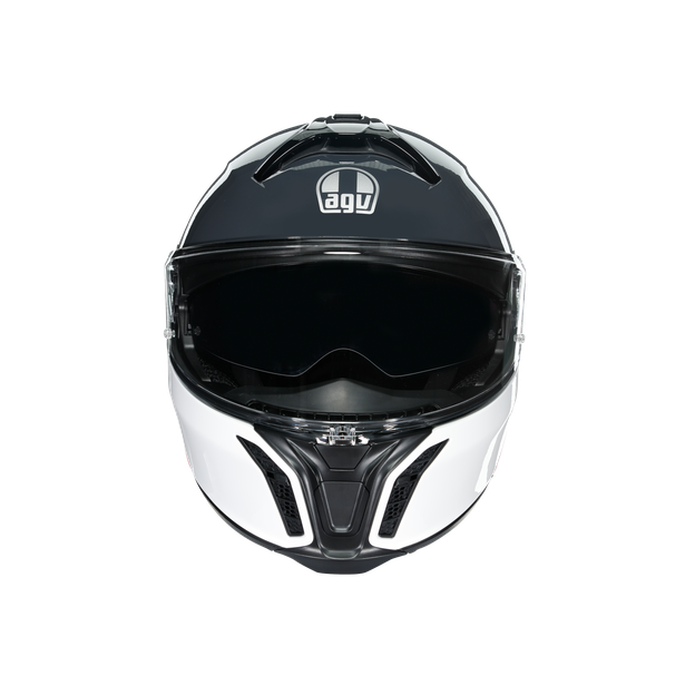tourmodular-balance-white-grey-red-motorbike-flip-up-helmet-e2206 image number 1