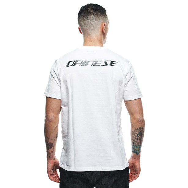 dainese-logo-t-shirt-uomo-white-black image number 3