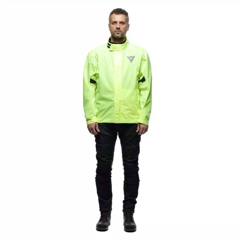 ULTRALIGHT RAIN UNISEX RAINPROOF MOTORCYCLE JACKET FLUOYELLOW Dainese