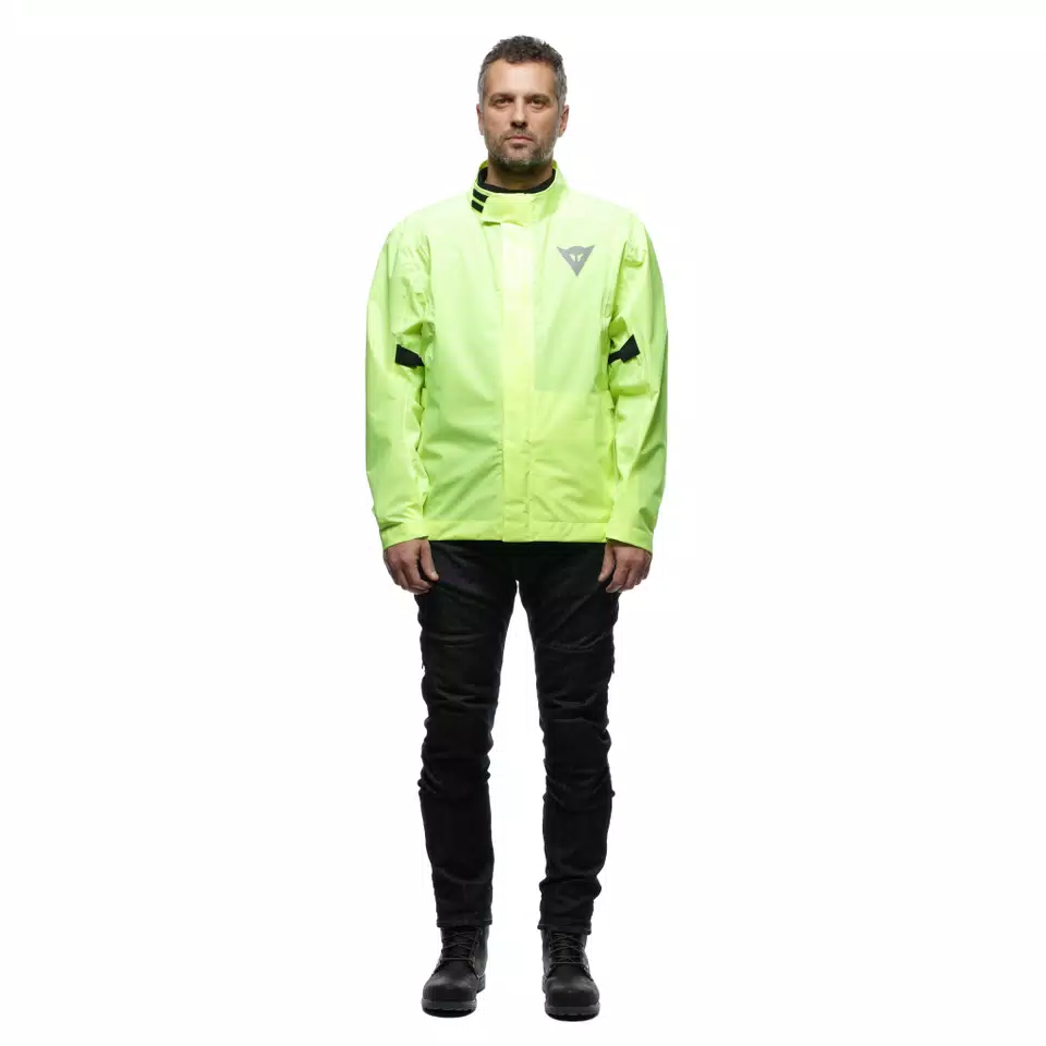 ULTRALIGHT RAIN - UNISEX RAINPROOF MOTORCYCLE JACKET - FLUOYELLOW - 3