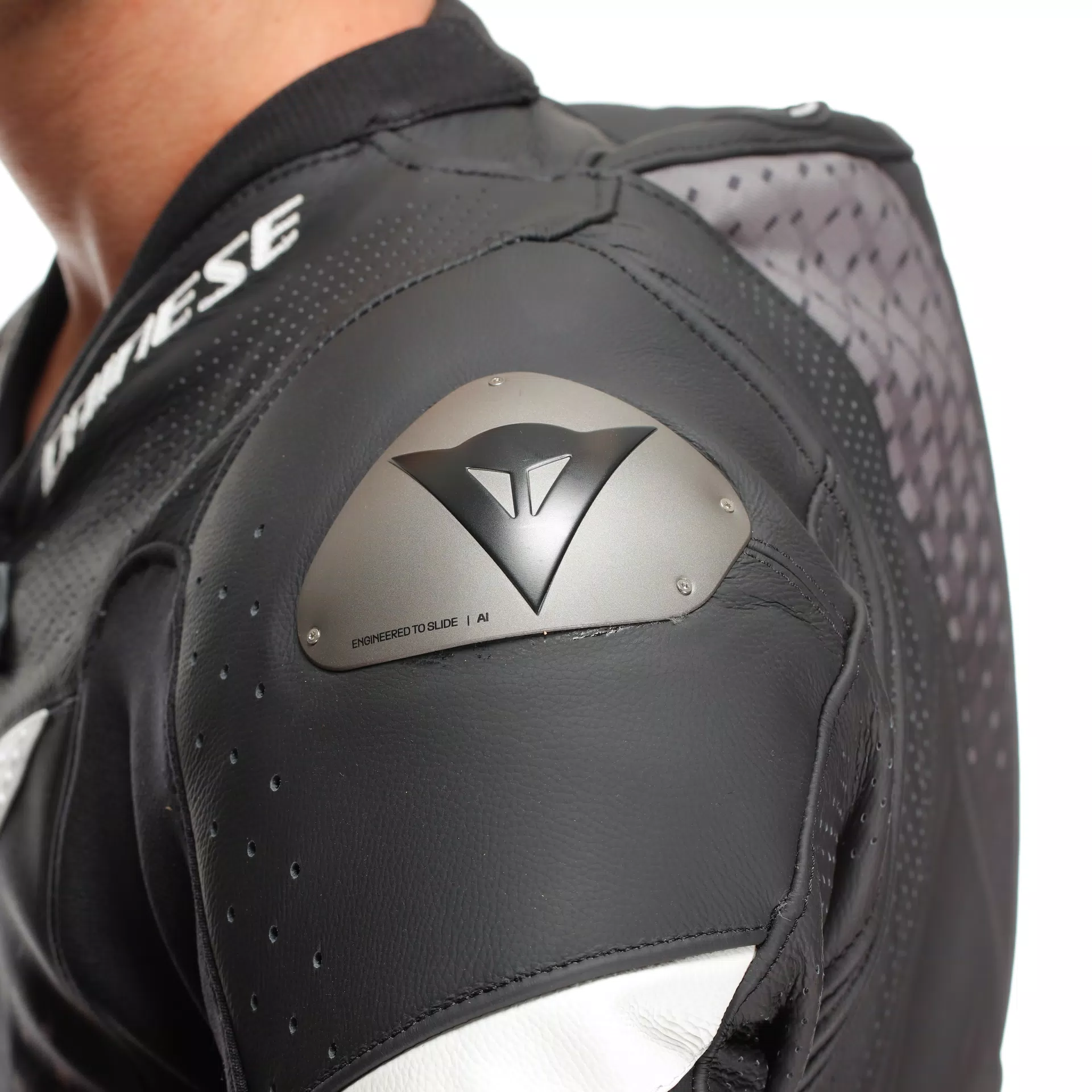LAGUNA SECA 6 - PERFORATED ONE-PIECE LEATHER RACING SUIT