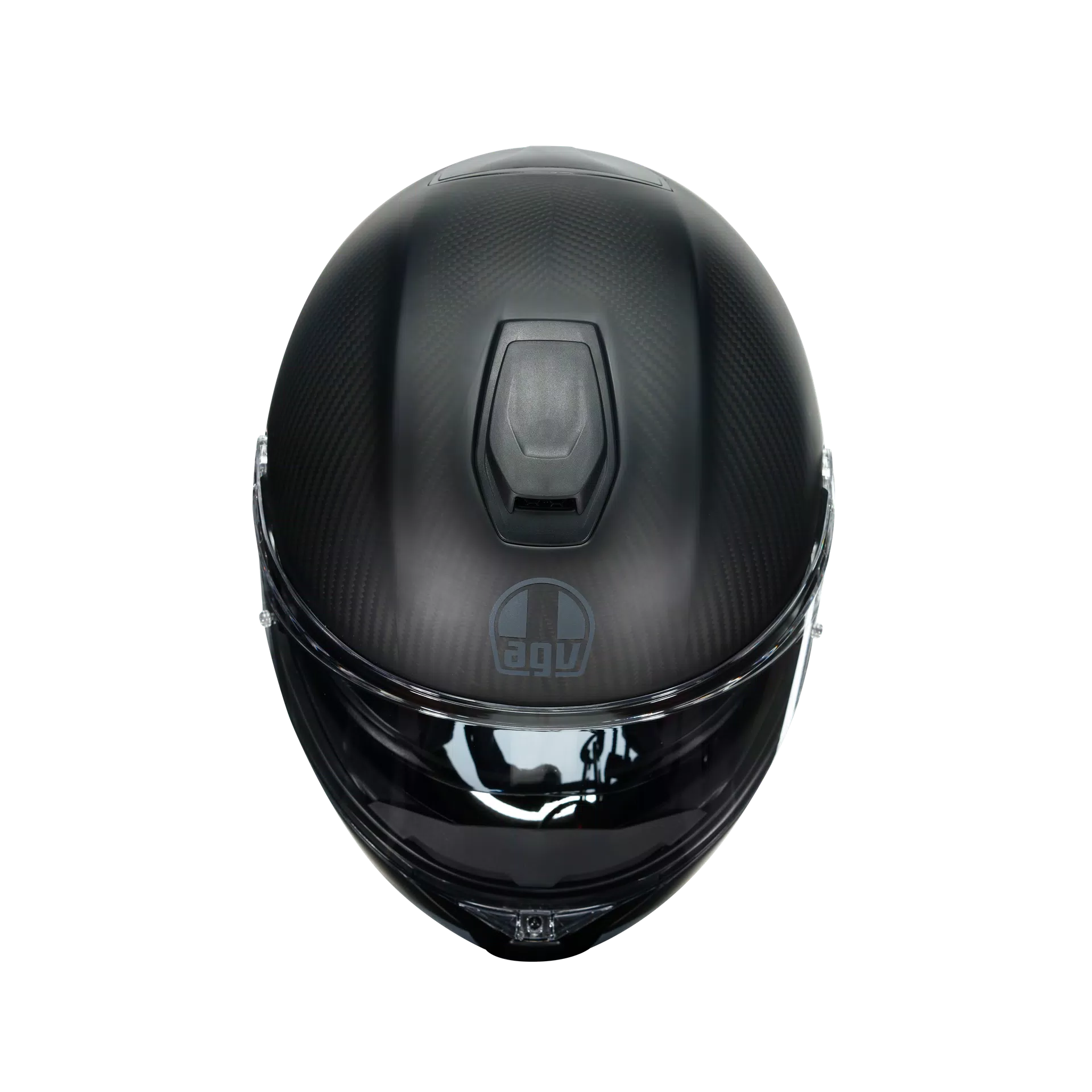 SPORTMODULAR DARK REFRACTIVE CARBON/BLACK - MOTORBIKE FLIP UP HELMET E2205