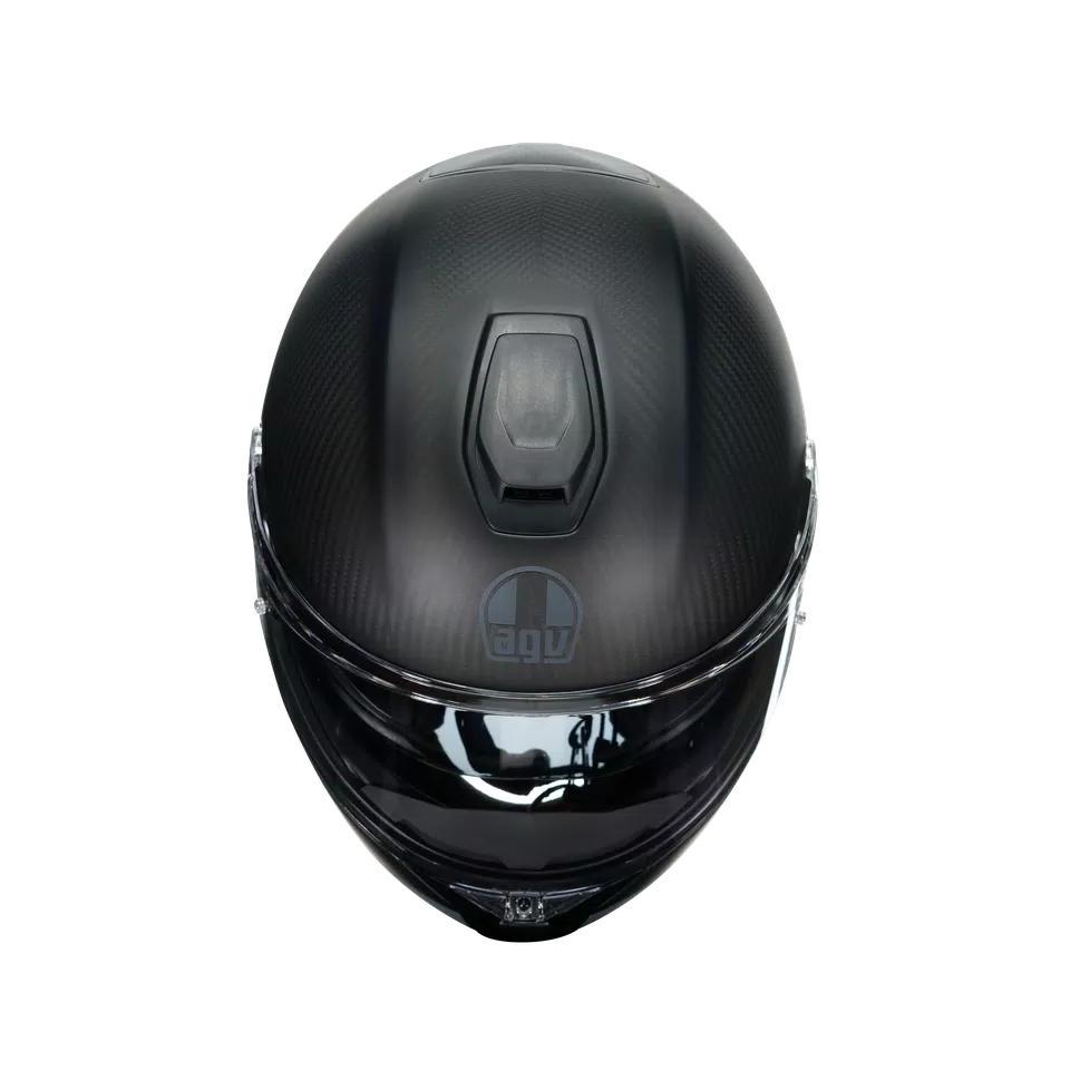 SPORTMODULAR DARK REFRACTIVE CARBON/BLACK - MOTORBIKE FLIP UP HELMET E2205 -  - 8