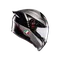 K1 S LAP MATT BLACK/GREY/RED - CASCO MOTO INTEGRALE E2206