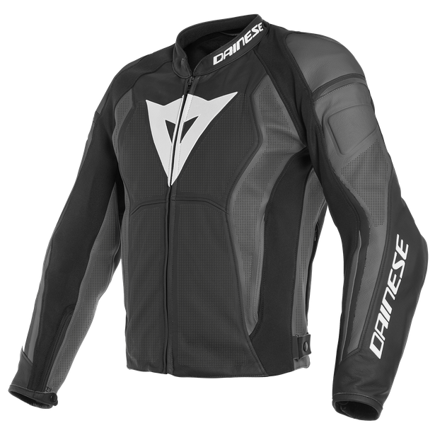 NEXUS LEATHER JACKET PERF. BLACK/BLACK/EBONY- Chaquetas
