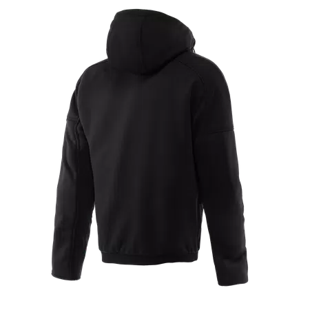 BOVISA - MOTORCYCLE HOODIE FULL-ZIP - BLACK/WHITE - 2