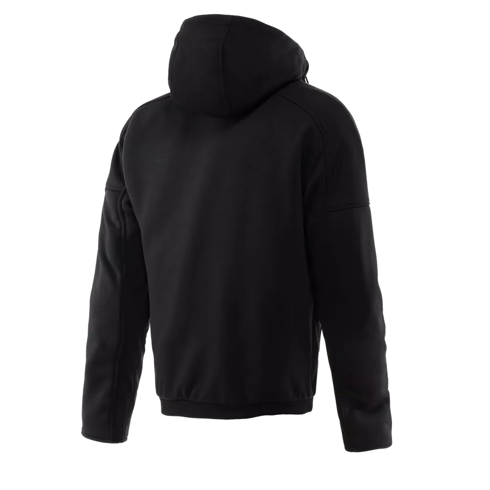 BOVISA - MOTORCYCLE HOODIE FULL-ZIP - BLACK/WHITE - 2