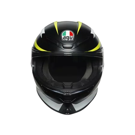 K6 AGV DOT(ECE) TOP MPLK - RAPID 46 MATT BLACK/WH/YELLOW -  - 3