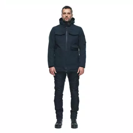 DUOMO ABSØLUTESHELL™ PRO - MEN'S WATERPROOF MOTORCYCLE PARKA - BLACK - 3