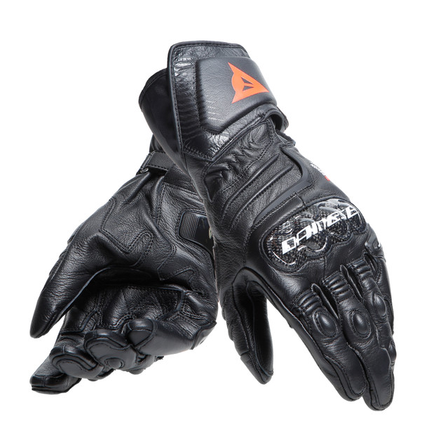 carbon-4-long-leather-gloves-black-black-black image number 4