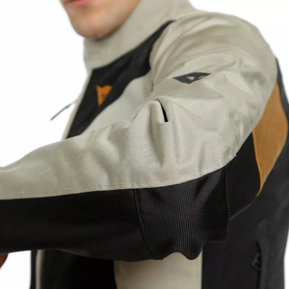SAURIS 2 D-DRY JACKET | BLACK/GOAT/BONE-BROWN | Dainese