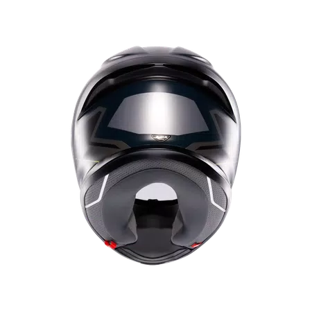 K6 S ENHANCE MATT GREY/YELLOW FLUO - MOTORBIKE FULL FACE HELMET DOT (E2206) -  - 5