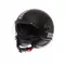 MOMODESIGN FGTR EVO MATT BLACK / SILVER - JET HELMET WITH DUAL VISOR E2206