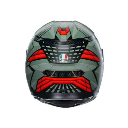 K3 DOT(E2206) - DECEPT MATT BLACK/GREEN/RED -  - 5
