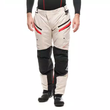 GULLFOSS&nbsp;D-DRY - MEN'S ALL SEASONS MOTORCYCLE PANTS - TIDAL FOAM/RED - 3