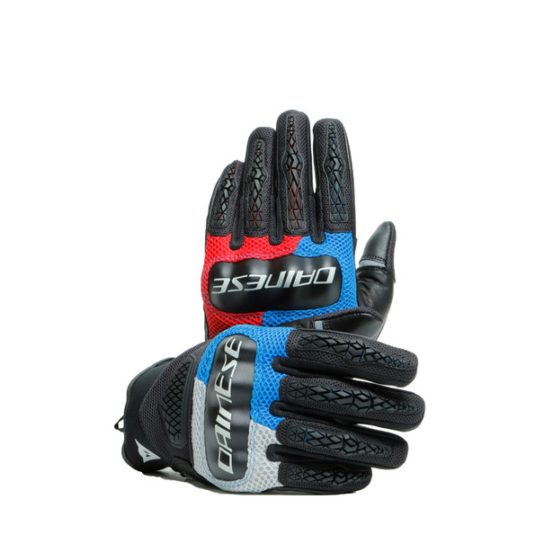 D-EXPLORER 2 GLOVES GLACIER-GRAY/BLUE/LAVA-RED/BLACK- Gloves