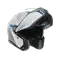 TOURMODULAR FREQUENCY LIGHT GREY/BLUE - MOTORBIKE FLIP UP HELMET E2206