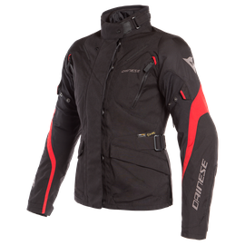 TEMPEST 2 D-DRY LADY JACKET BLACK/BLACK/TOUR-RED