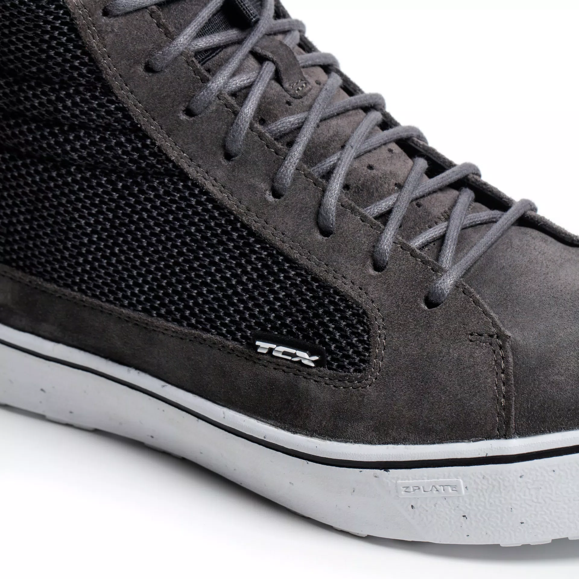 STREET 3 AIR MEN'S SUMMER MOTORCYCLE SHOES - GREY/WHITE