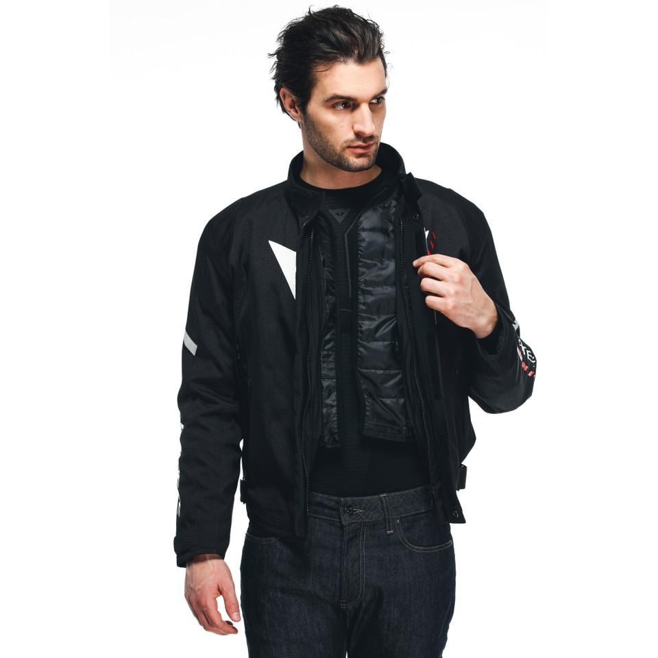 VELOCE D-Dry JACKET BLACK Dainese Veloce D-Dry Textile Motorcycle