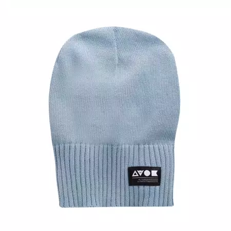 GEBREIDE MUTS - LIGHT-BLUE - 1