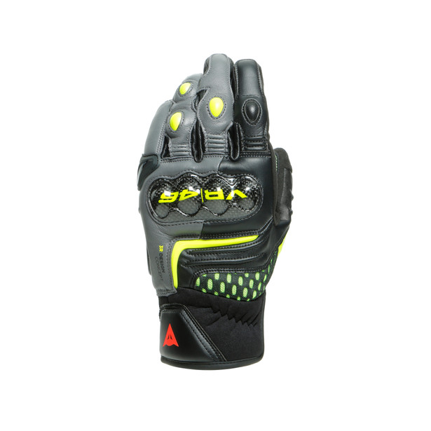 vr46-sector-short-gloves-black-anthracite-fluo-yellow image number 0