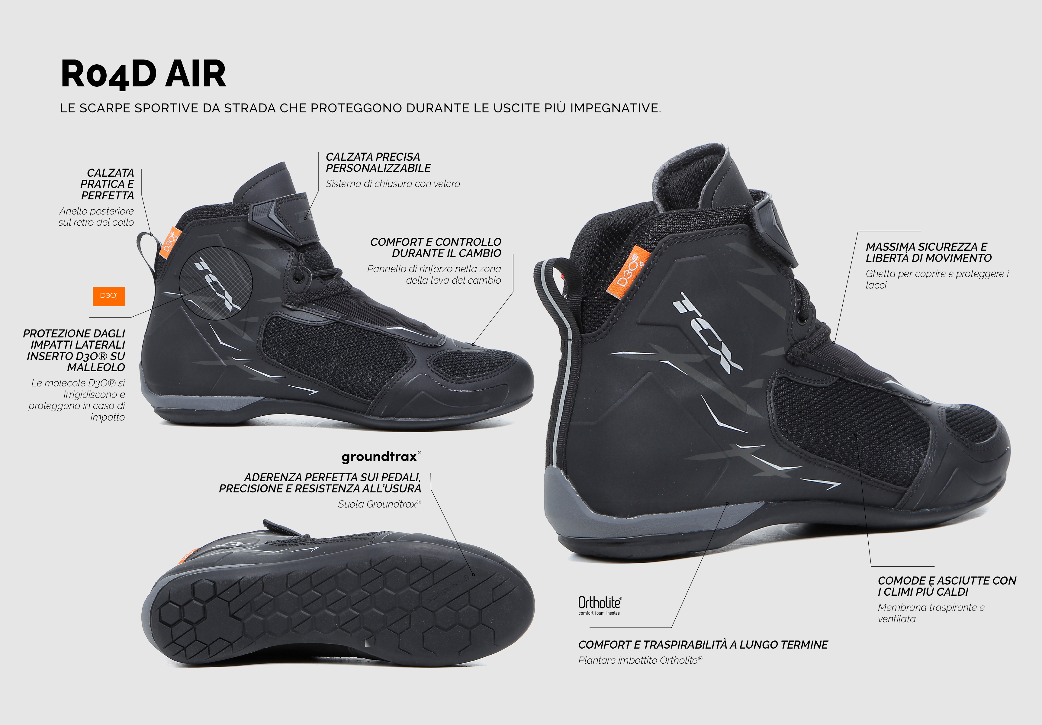 SCARPE MOTO TCX R04D AIR SHOES