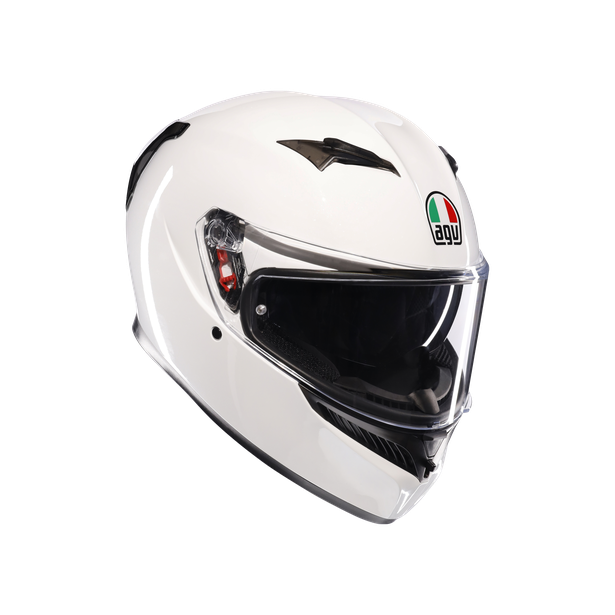 K3 JIST Asian Fit - MONO SETA WHITE | AGV ヘルメット