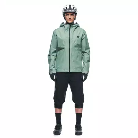 HGC SHELL LIGHT - MEN'S WATERPROOF BIKE JACKET - HEDGE-GREEN - 3