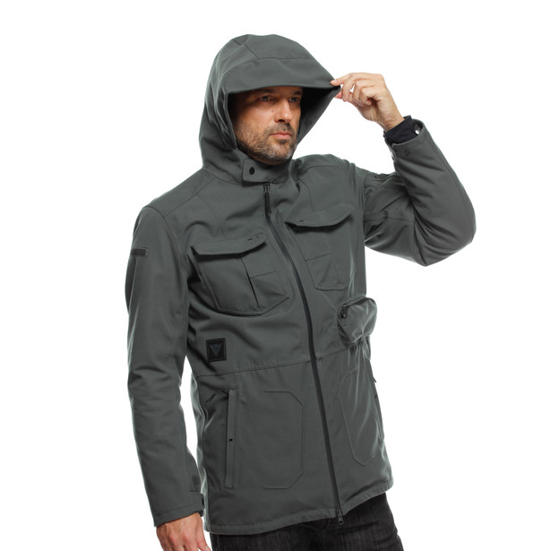duomo-abs-luteshell-pro-parka-moto-impermeabile-uomo-green image number 12