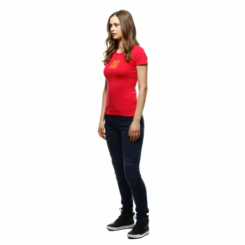 SPEED DEMON VELOCE - WOMEN'S T-SHIRT - BRIGHT ROSE - 4