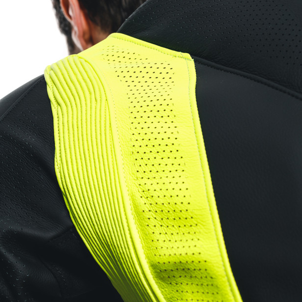 audax-d-zip-1pc-perf-leather-suit-black-yellow-fluo-white image number 12