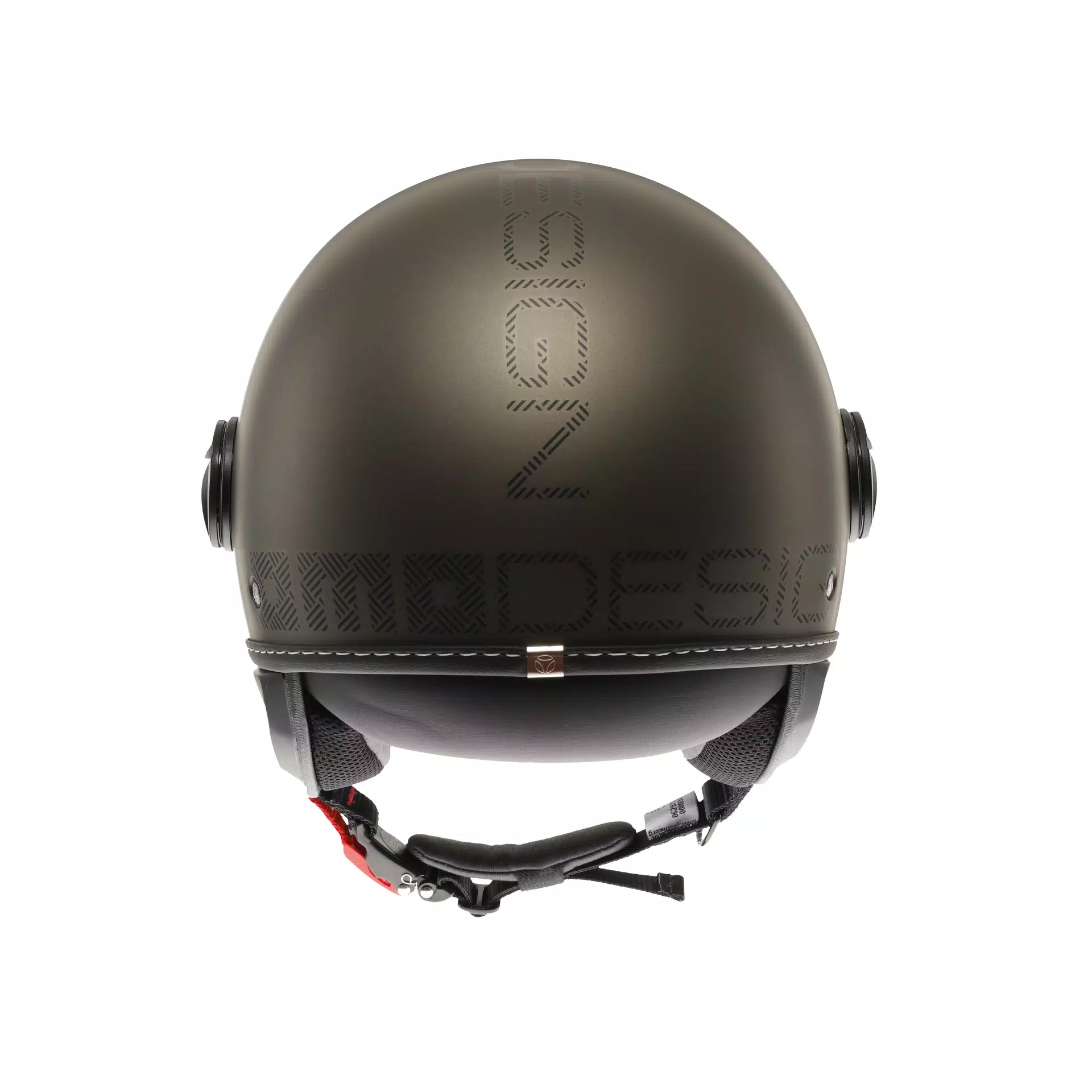 MOMODESIGN FGTR EVO MATT BRONZE / STONE - JET HELMET WITH DUAL VISOR E2206